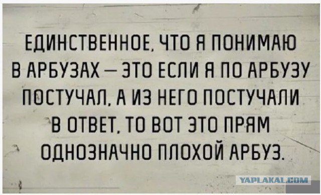 Узбеки знают толк в арбузах.