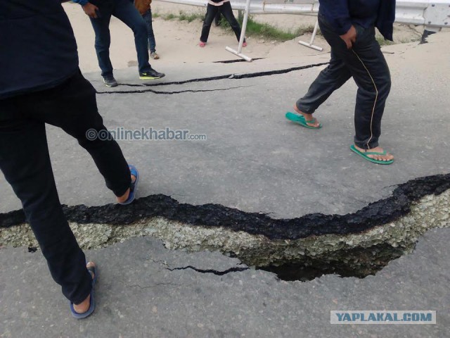 Разрушительное землетрясение в Непале