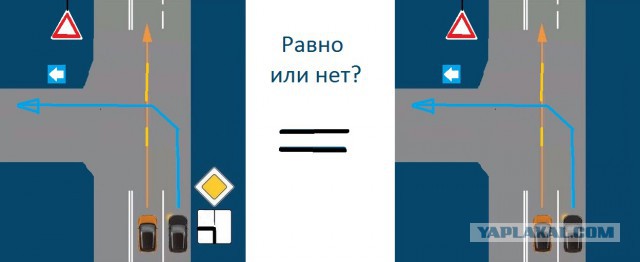 Кто должен уступить дорогу и почему?