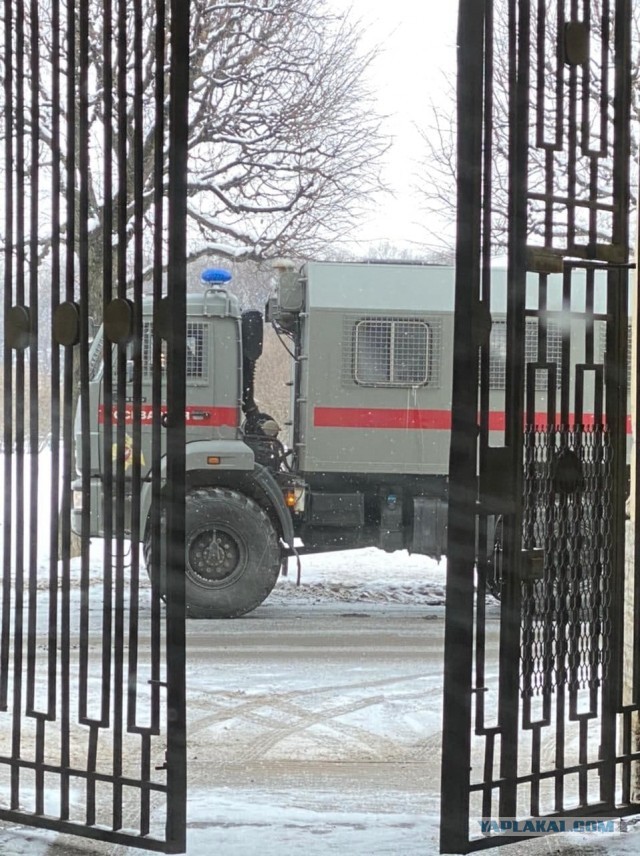 Петербуржцы из центра жалуются на автозаки: они стоят без нужды и портят воздух.