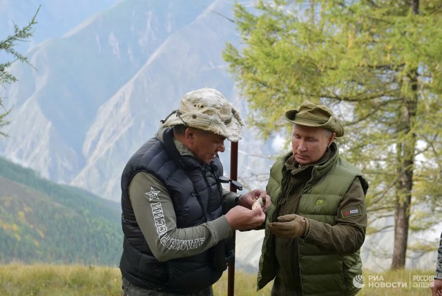 Путин опять ушел в тайгу. На четыре дня