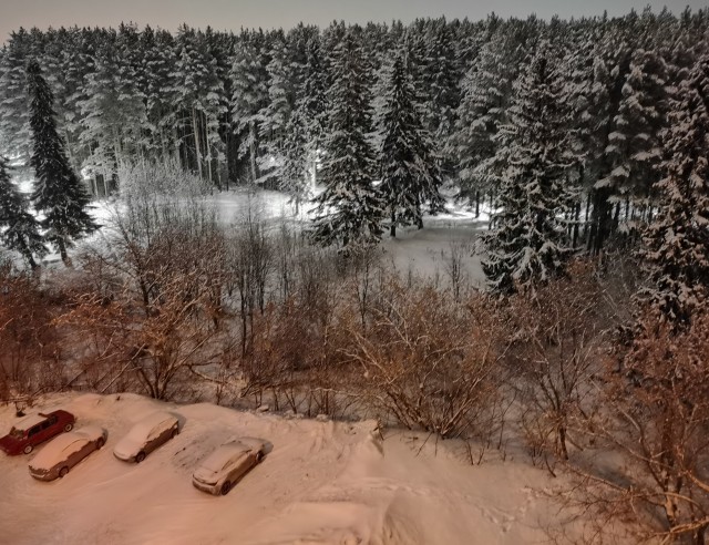 А из нашего окна, вот такая красота!