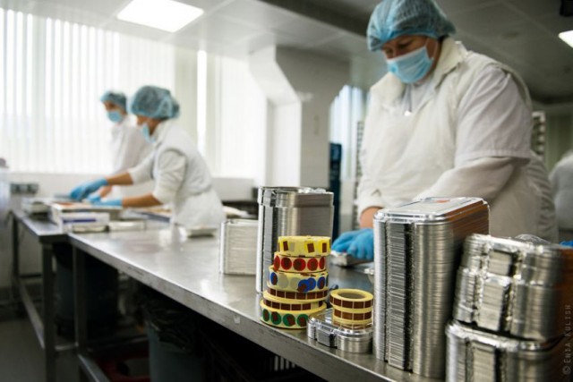 Приготовление самолетной еды