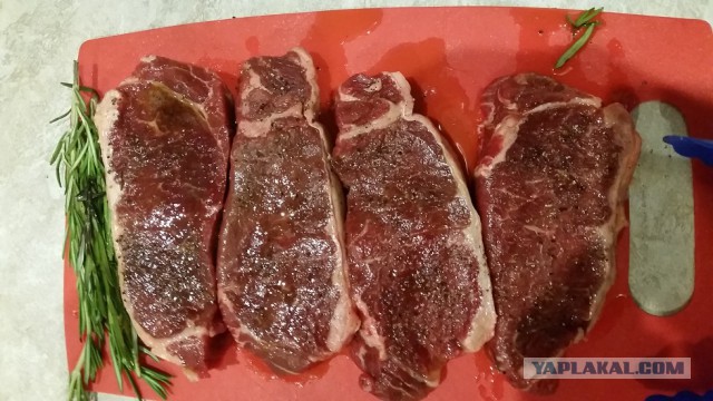 В ответ на Стейк "Рибай" на углях, мужской еды пос
