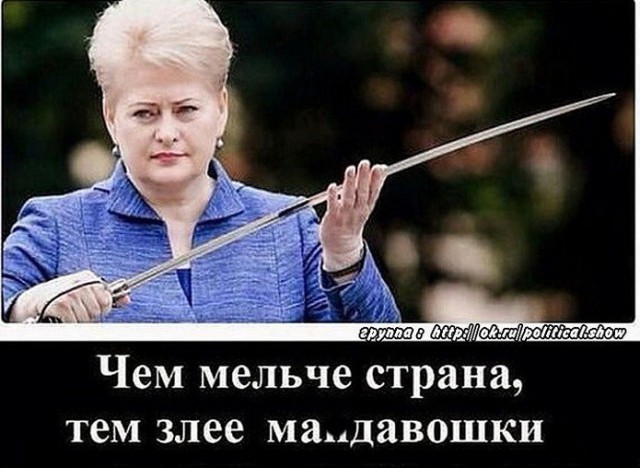 Грибаускайте: ни в каких коалициях с Россией...