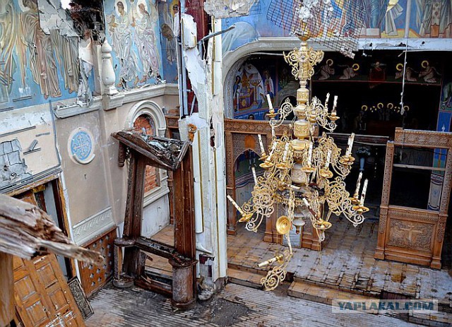 Иверский монастырь, уничтоженный укрофашиками