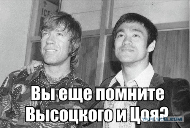 Узнаваемые лица на фото..