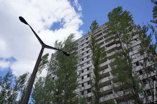 Состояние города Припять в 2014 году