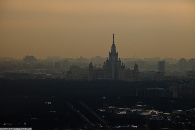 Москва с высоты птичьего полета