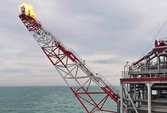 Как добывают в море нефть?