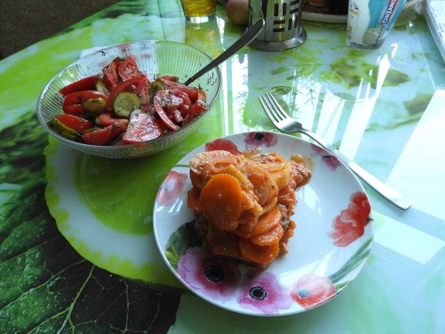 Простой и вкусный рыбный ужин.