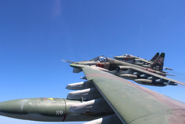 Штурмовик Су-25 в Афганистане