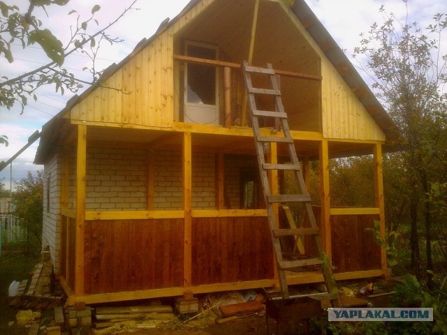 Беседка, или полдома своими руками.