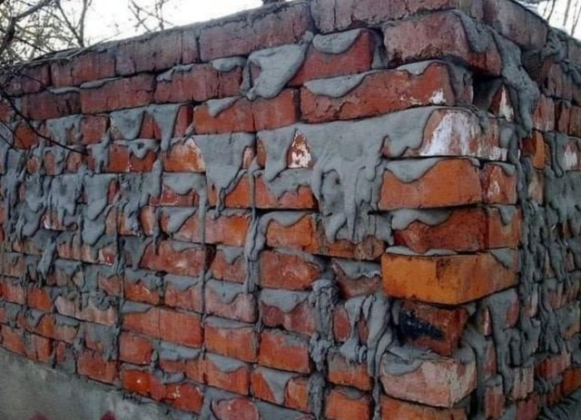 Чтобы кладка не ослабла