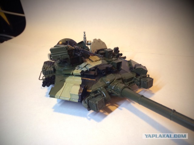 Модель танка Т-90А в масштабе 1/35