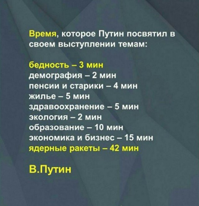 Про послание Президента к Федсобу
