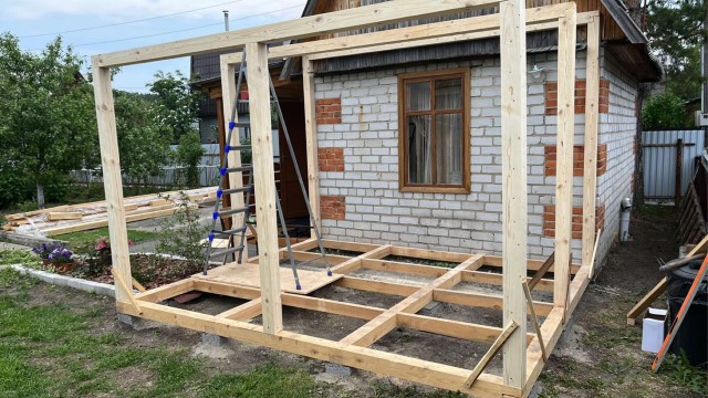 Веранда на даче