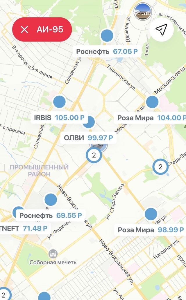 По бензину. Самара