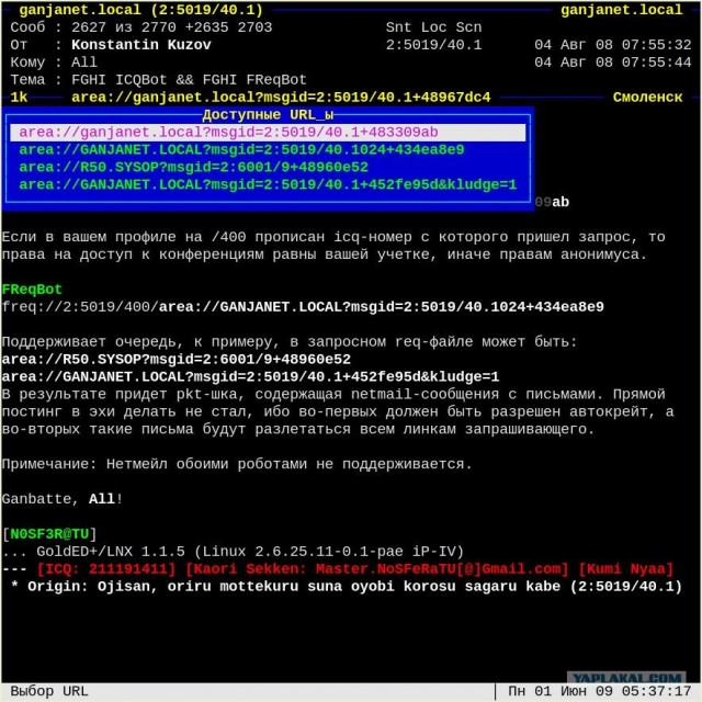 Хронология развития рунета