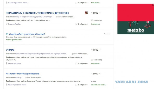 Чиновники: Средняя зарплата учителя в московской школе составила 107,6 тыс. рублей! А медсестры - 70 000!