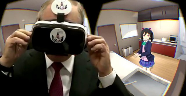 Путин примерил шлем виртуальной реальности. Поток фотожаб через 3... 2... 1...