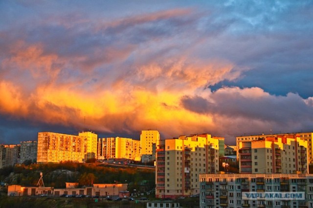 Полярный день в Мурманске