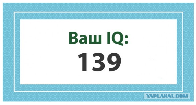 А какой у Вас IQ?