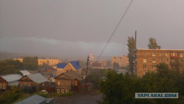 Приближение грозы Челябинск сегодня