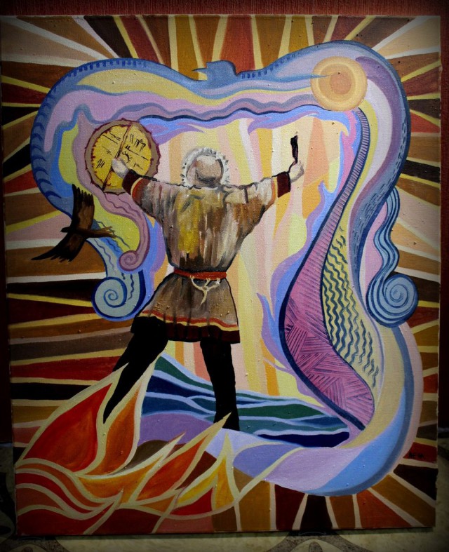 Любимая нарисовала картины