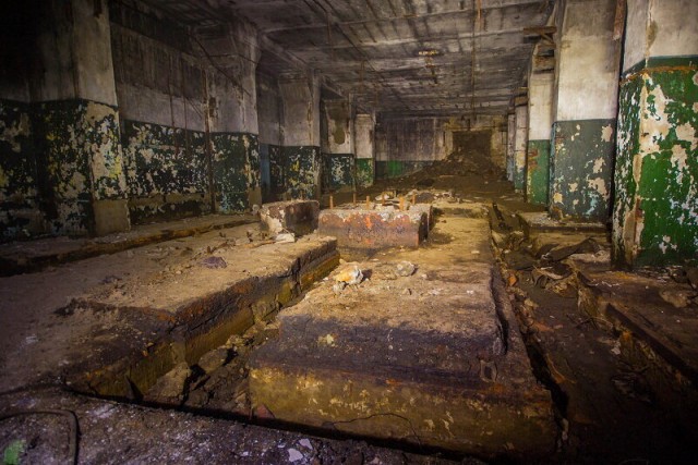 Взорванный в 70-х комплекс группового старта ядерных ракет 551-го РП