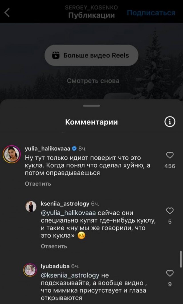 Глава СК Бастрыкин поручил возбудить уголовное дело в отношении блогера Сергея Косенко, который кинул своего сына в снег
