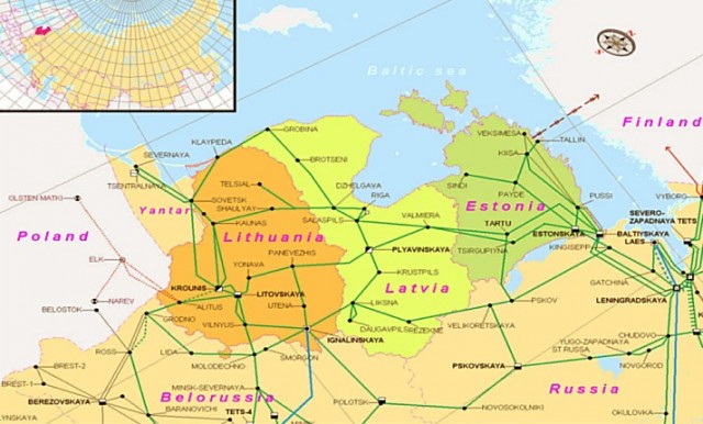 Прибалтика отключается от БРЭЛЛ.