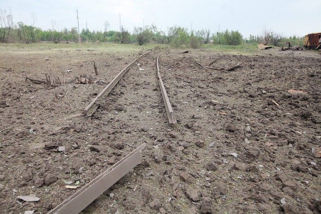 Мощнейший взрыв на окраине Донецка 16.06.15