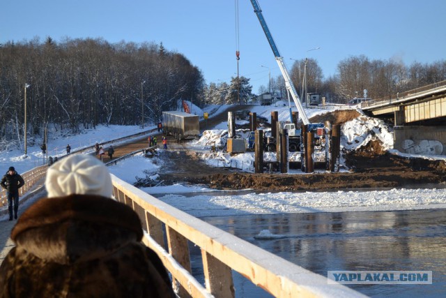 Обрушился мост в Архангельской области