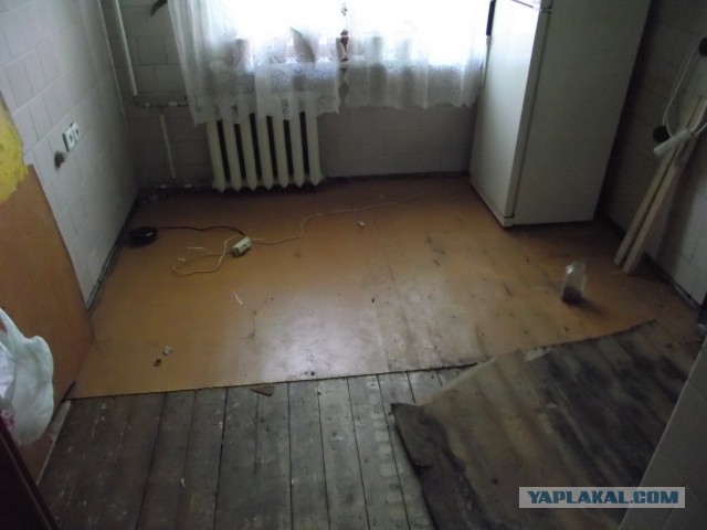 Как я пол на кухне обновил