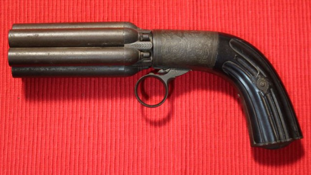 Чистка старого капсульного пистолета