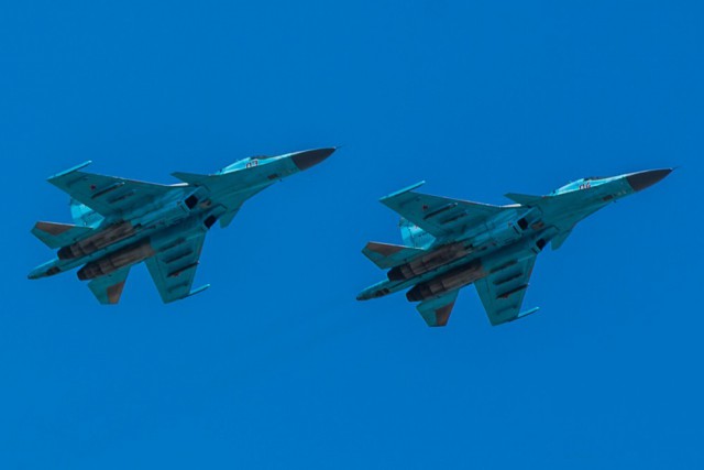 Самолеты СУ-34 пропали с радаров на Дальнем Востоке