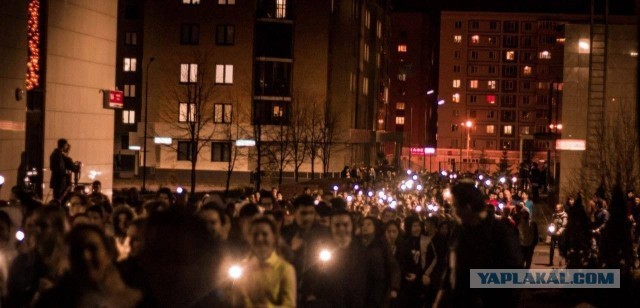 В Хабаровске началась акция в поддержку арестованного блогера Навального