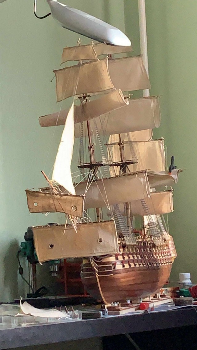 Постройка модели линкора Santisima Trinidad