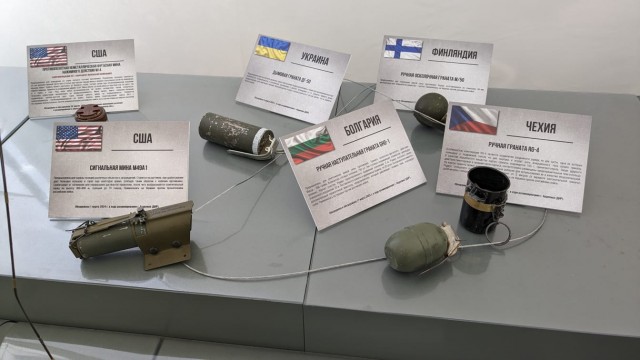 Выставка трофейной техники на Поклонке