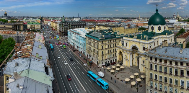 СпБ с Думской башни. Прям шедевр ?