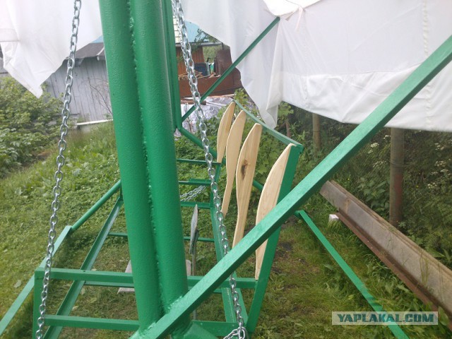 Очередное рукожопство дачных качалей