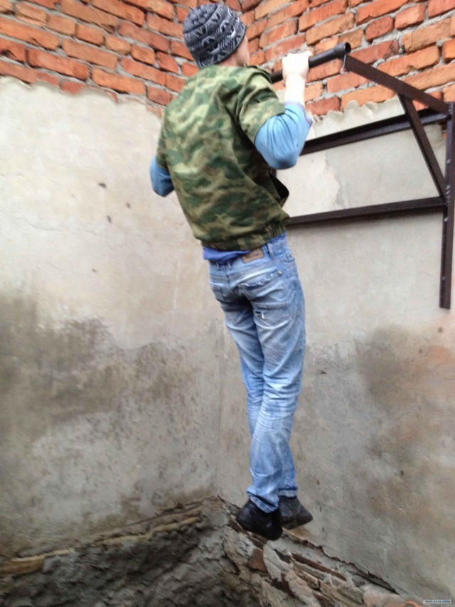 Изготовление настенного турника