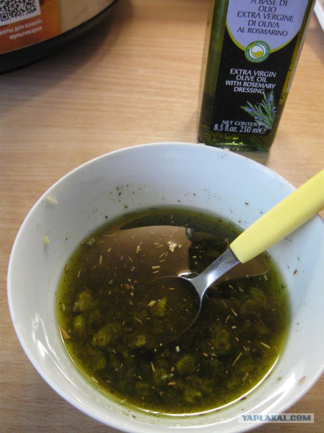 Запечённый картофель со свининой и чоризо.