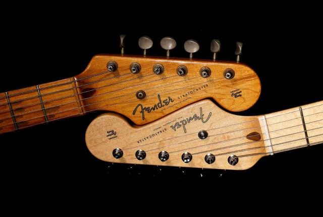 Как делают знаменитые гитары Fender Stratocaster.