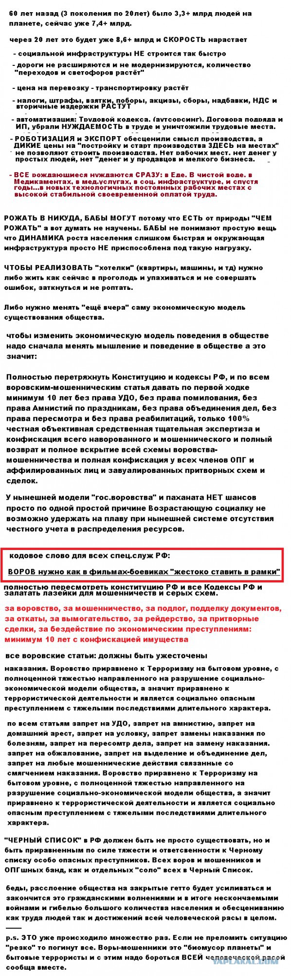 Учительница пишет президенту
