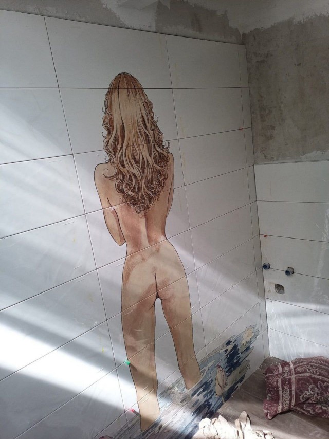 Плиточнику очень понравилось работать с этим заказом