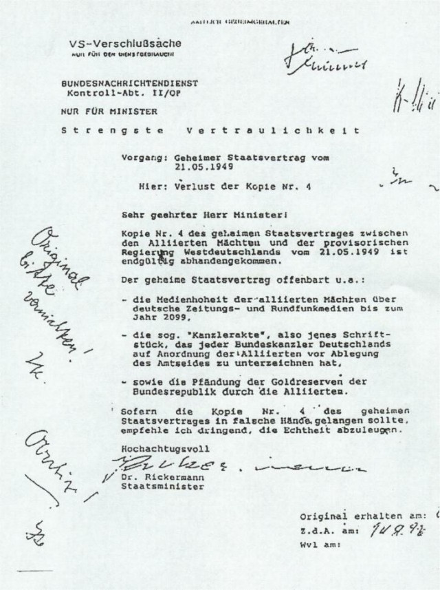 Немецкий политик призвал подписать пакт о ненападении