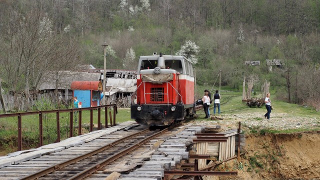Узкоколейка в Тайге