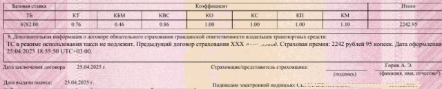 Вот и новые тарифы ОСАГО подвезли...